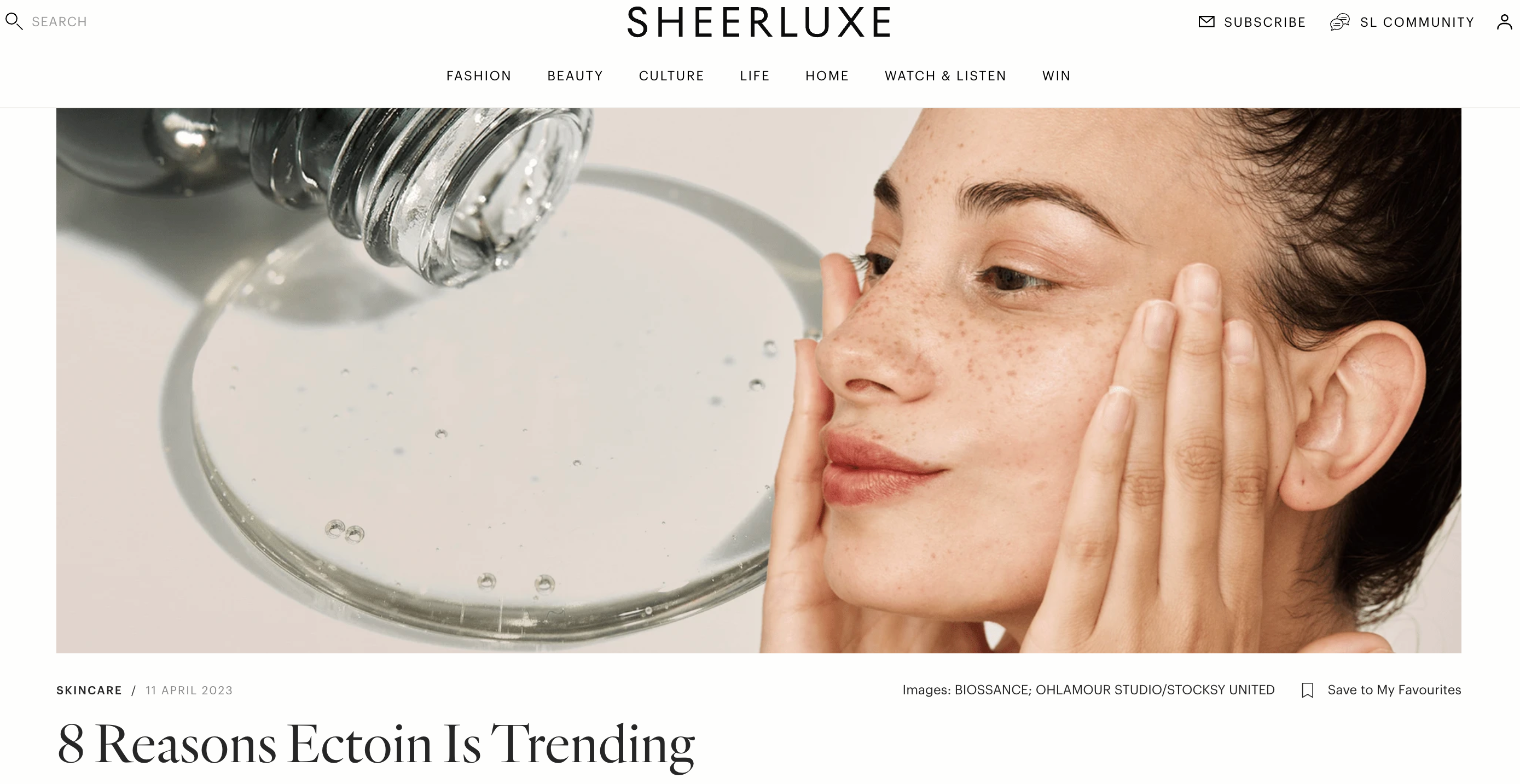 Press: We appeared on Sheer Luxe!