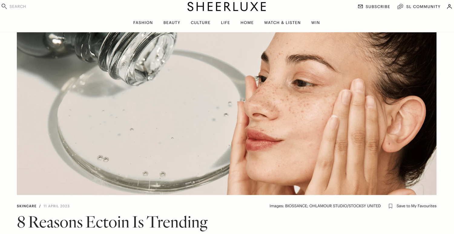 Press: We appeared on Sheer Luxe!